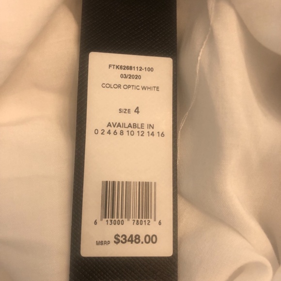 BCBG White Eyelet Flounce Dress - Picture 12 of 12